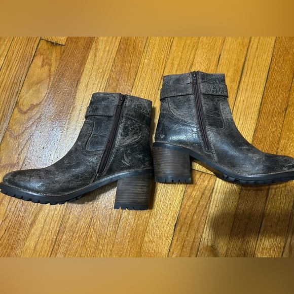 DIBA TRUE CRAZE HOT MOTO BOOTS Western Cowgirl Grunge Rustic Size 10 - Picture 2 of 12